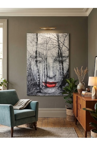 Tablo 60x90 Cm Büyük Boy Kafe Ve Salon Hediyelik Duvar Aksesuarı Açık Kum