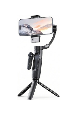 Ven-dens Vd-ss11 Premium Telefon Gimbal Ve Akıllı Tripod - Siyah