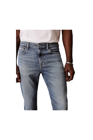 Calvin Klein Lv04rf742g Slim Taper Erkek Jean Pantolon Mavi