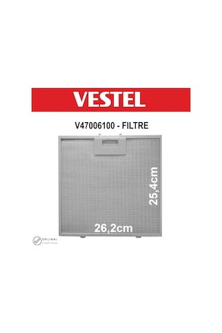 Vestel Uyumlu Adx 6002 C Davlumbaz Filtresi Aspiratör Filtre V47006100 - 555690644