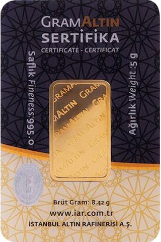 5 Gr 24 Ayar İar Gram Altın