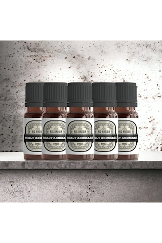 Big Aroma Siyah Viski Malt Aroması Tek Kullanımlık 5 x 10 ML