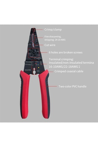 Xurunkeji Pense Otomatik Tel Soyma Makinesi Manuel Sıkma Pensesi