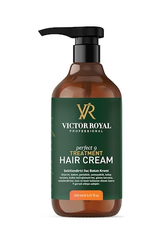 Victor Royal Bukle Belirginleştirici Kıvırcık Ve Dalgalı Saçlar Için Durulanmayan Saç Kremi 250 ML