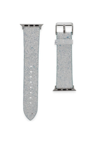 Apple Watch 38mm Ry Taşlı Kordon - Mavi