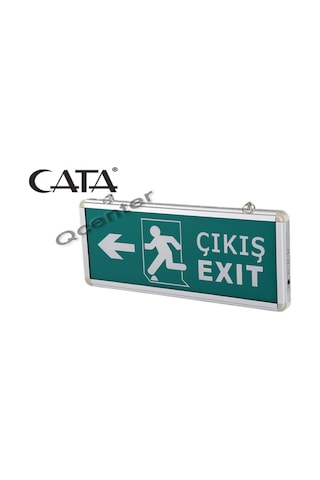 Işıklı Şarjlı Acil Çıkış Exit Tabelası Yönlendirme Levhası