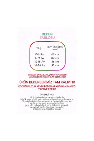 Welsoft Peluş Unisex Fermuarlı Kışlık Bebek Uyku Tulumu
