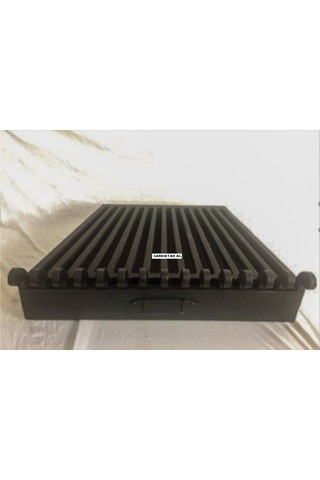 Döküm Izgara Şömine Izgarası 70 Cm X 46 Cm.X 46 Cm 15 Li Izgara Çekmeceli