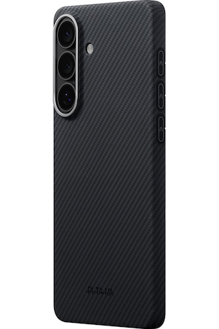 Samsung Uyumlu Galaxy S26 Kılıf M-safe 600d Aramid Fiber Pitaka Edge Serisi Black-grey Twill Siyah - Gri Siyah - Gri