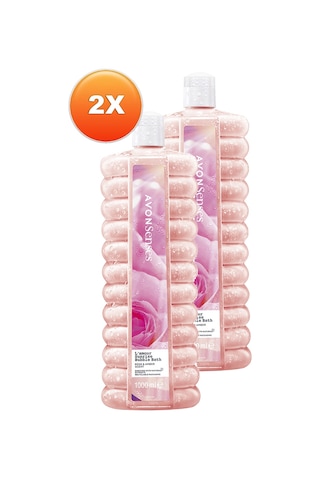 Avon L'amour Sunrise Gül Ve Kehribar Kokulu Banyo Köpüğü 2 x 1 L