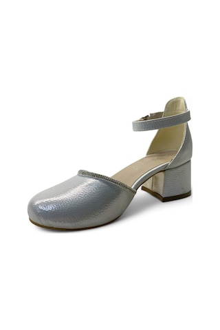 010 Kız Çocuk Topuklu Abiye Ayakkabı Sedef