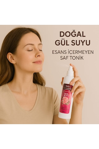 Garlex Nemlendirici ve Canlandırıcı Doğal Gül Suyu 250 ML