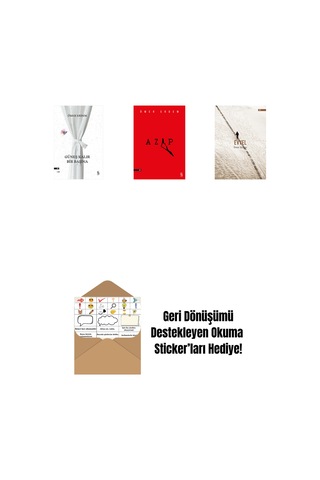 Güneş Kalır Bir Başına + Azap + Evvel + Okuma Sticker'ları