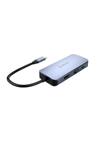 Orico Type-C to 3*USB 3.0 4K HDMI Gigabit Ethernet PD Çoklayıcı Dönüştürücü Hub