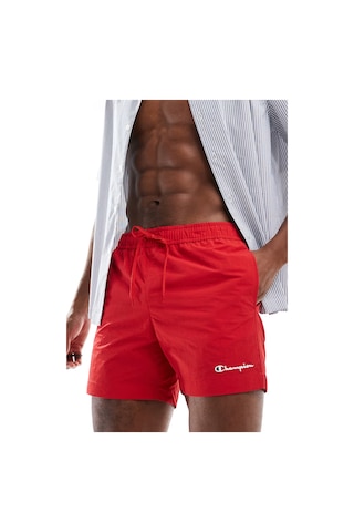 Champion Beach Shorts Erkek Su İtici Mayo Şort Kırmızı