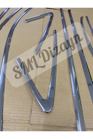 Audi A3 2013-2020 Sedan Krom Cam Çıtası Tamtur Nikelaj Çıtası