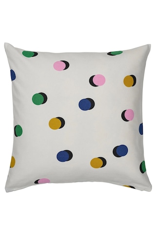 Ikea Rundkrassıng Beyaz 50x50 Cm Kırlent Kılıfı