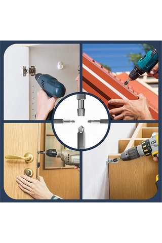 Tangshopping Kırık Vida Sökme Seti-22 X Kolay Çıkarılabilen Vida Çıkarma Seti-gri