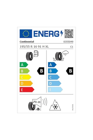 Continental 195/55R16 91H XL M+S 3Pmsf Allseasoncontact 2 Dört Mevsim Lastiği 2026
