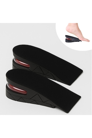 Buffer 5 Cm Boy Uzatıcı Silikon Ortopedik Topuk Tabanlık - Yüksek Konforlu Gizli Yükseltici Ped Unisex