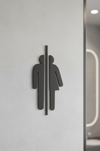 Wc Tabelası, Tuvalet Levhası, Kadın Erkek Tabela, Yönlendirme Levhaları 37