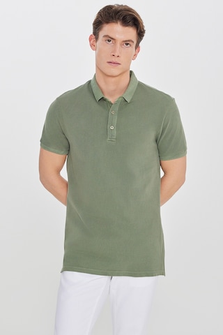 Altınyıldız Classıcs Erkek Hakı %100 Pamuk Slim Fit Dar Kesim Polo Yaka Tişört Haki