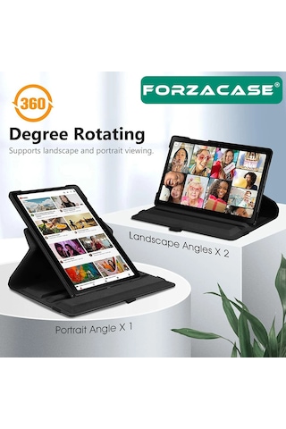Forzacase Samsung Galaxy Tab A11 8.7 İnch X130 İle Uyumlu 360 Derece Döner Standlı Kılıf - Fc012 Dönerli Kılıf