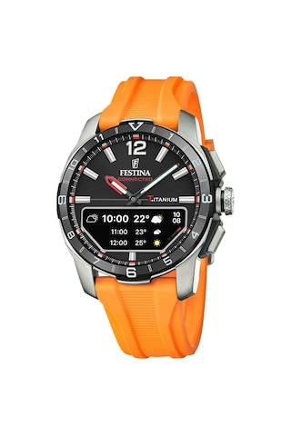 Festına F23000/d Connected-d Orange Erkek Kol Saati Gri