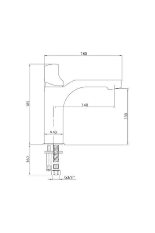 Eca Myra Lavabo Bataryası Mat Beyaz 102108986C4
