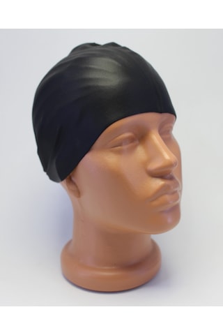 Profesyonel 50 Adet Gerçek %100 Silikon Deniz Havuz Yüzücü Bonesi Mavi