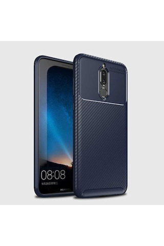 Huawei Mate 10 Lite Kılıf Zore Negro Silikon Kapak-Siyah