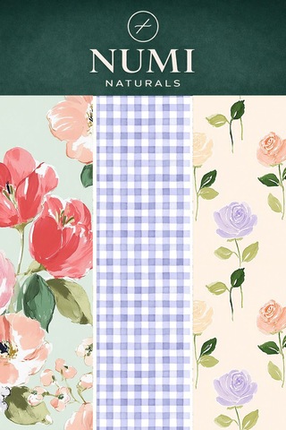 Balmumu Gıda Saklama Bezleri Premium 3 Lü Set 30 30 Cm - Vintage Rose Serisi Çok Renkli