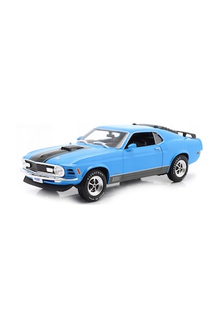 Maisto 1/18 1970 Ford Mustang Mach 1 - Mavi