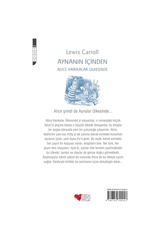 Aynanın İçinden - Alice Harikalar Ülkesinde - Lewis Carroll - Can Çocuk Yayınları
