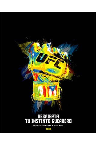 Zepplin Giyim UFC Despierta Tu Imstimo Guerrero Büyük Sırt Patch Yama