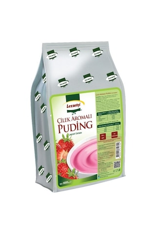 Lezzetçi Çilek Aromalı Puding 3 KG