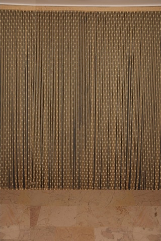 Küçük Puanlı Model Gold Renk Hazır Ip Perde 300x280 Cm