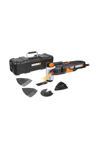 Worx WX681 450 W Profesyonel Çok Amaçlı Kesme Raspalama ve Zımpara + 39 Parça Set