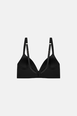 Amarelle Sienna Siyah Comfort Bra Büyük Beden Toparlayıcı Sütyen- Balensiz, Dolgusuz, Kalın Askılı