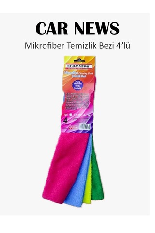 Car News Mikrofiber Temizlik Bezi 4 Adet Ve Universal Pasta Cila 500 Gr