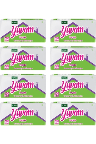 Komili Yuvam Peçete 200 Lü X 8 Adet