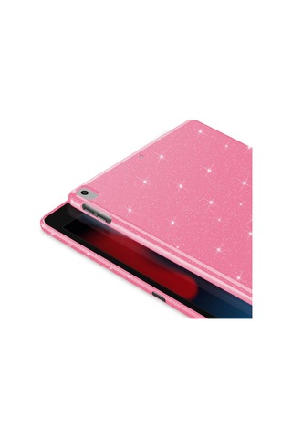 Butam Bilişim Apple Uyumlu iPad Pro 10.5 7 Nesil Simli Parlak Görünümlü Tablet Koton Kıl Tablet Kılıfı