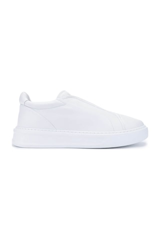 Fabi Erkek Hakiki Deri Beyaz Sneakers & Spor Ayakkabı 510 Fu1325a Erk Ayk Y25 Bıanco Beyaz