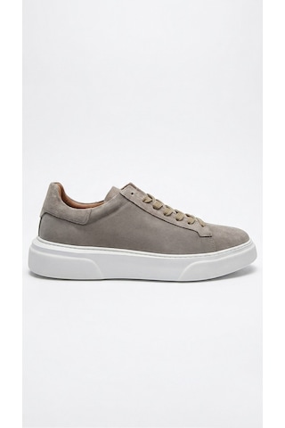 Bej-beyaz Süet Hakiki Deri Sneaker Ayakkabı 632.2501