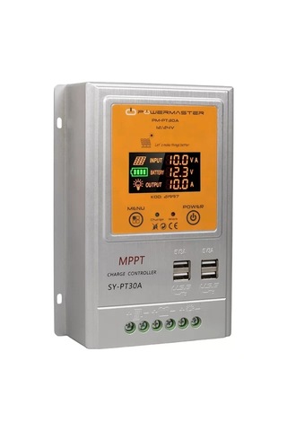 Hubrendy Sh Powermaster Pm-pt30a 12v/24v 30a Mppt 4 Usb'li Dijital Otomatik Solar Şarj Regülatörü