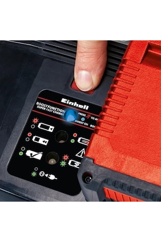 Einhell Şarj Cihazı Power X- r 8a Power X- change Li- ıon. Tüm Pxc Aküler İçin Uygun. Daha Hızlı Şarj İçin Boost Modu. 7 Aşamalı Led Durum Göstergesi -  4512155