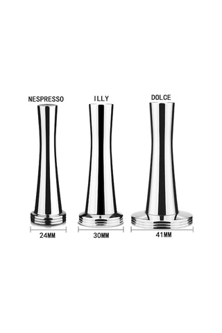 Bloomnest Kahve Makinesi İçin Paslanmaz Çelik Yeniden Doldurulabilir Kapsül Hammer Box Coffer Lovers Metal Yuvarlak Delik