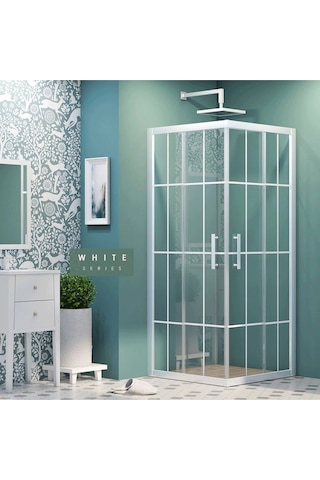 İmaj Banyo Legend White Kare Duşakabin Beyaz
