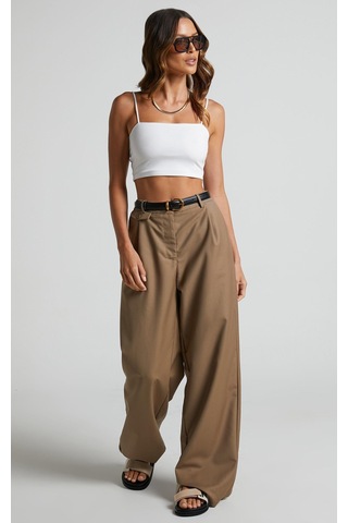 Seeh Beyaz Basic Kadın Crop Sh147 Standart