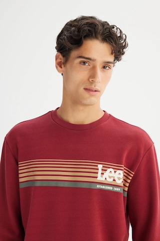 Lee Erkek Sweat L2520099 810 Bordo Bordo